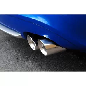 Audi S5 - 2013 to 2017 - Coupe [All] (Touring Edition) (Quad Chrome Silver Double Walled Tips) (4.0 Inch Tips)