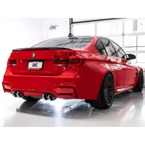 BMW 3 Series M3 - 2015 to 2018 - Sedan [All] (Track Edition) (Catback) (Quad Chrome Silver Tips)