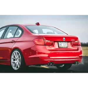 BMW 4 Series - 2014 to 2016 - All [428i, 428i xDrive] (Touring Edition) (Axle Back) (Quad Chrome Silver Tips) (With Bumper Template)