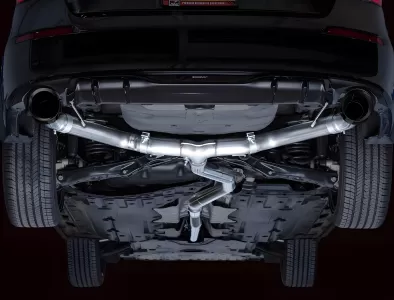 Acura Integra - 2023 to 2026 - Hatchback [All Except Type S] (Touring Edition) (Dual Diamond Black Double Walled Slash Cut Tips) (Includes Front Pipe)
