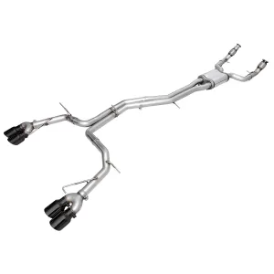 Audi S6 - 2020 to 2025 - Sedan [All] (Track Edition) (Cat-Back) (Quad Diamond Black Tips)