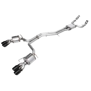 Audi S6 - 2020 to 2025 - Sedan [All] (Touring Edition) (Cat-Back) (Quad Diamond Black Tips)