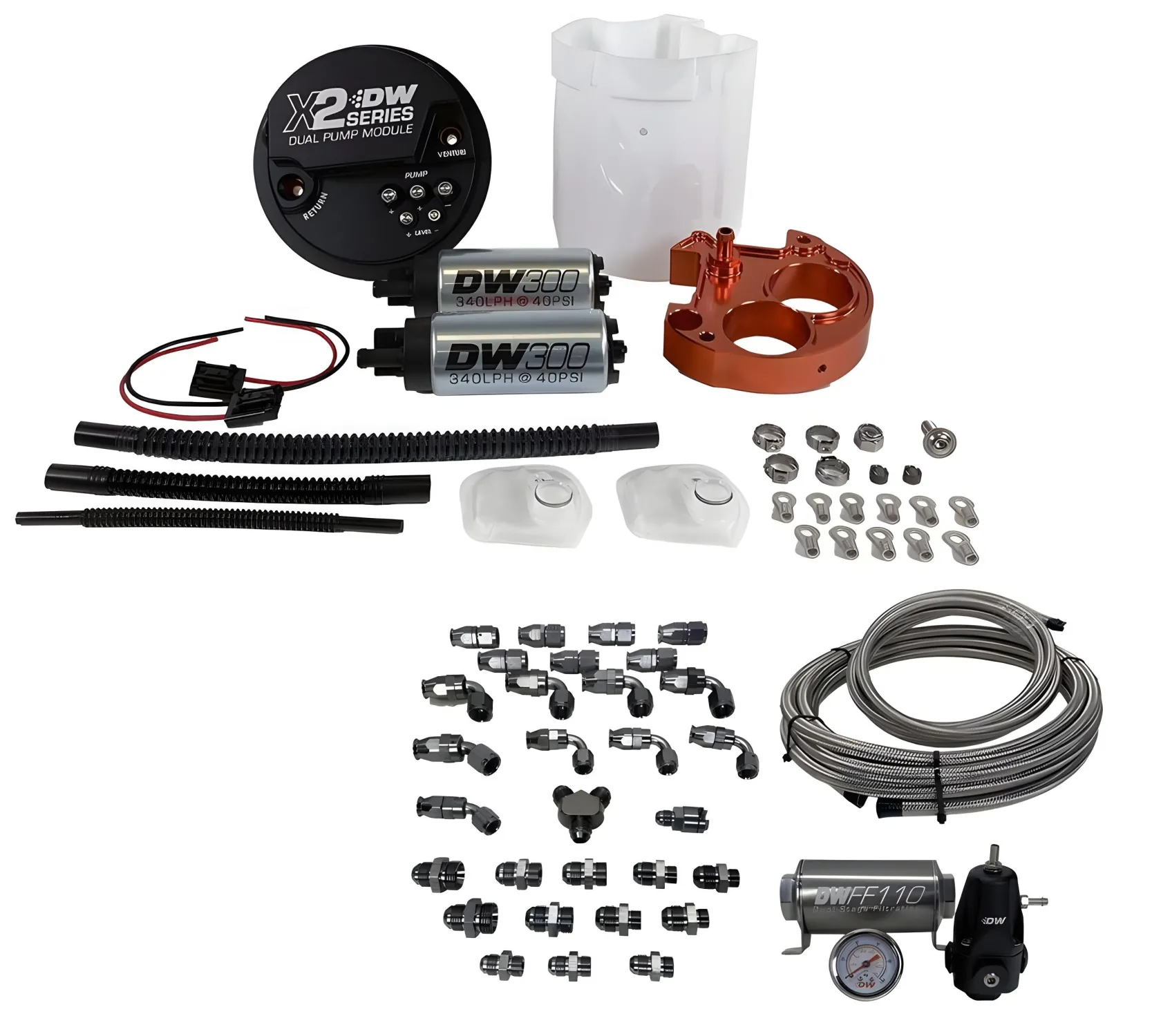 DeatschWerks Return Fuel System Conversion Kit for 2016 Subaru WRX STI