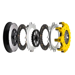 BMW 5 Series - 2008 to 2009 - All [535i, 535i xDrive, 535xi] (MOD 225 HD Race Kit) (Full Face Organic Discs) (Rigid Hub) (With StreetLite Flywheel) (With N54 Engines)