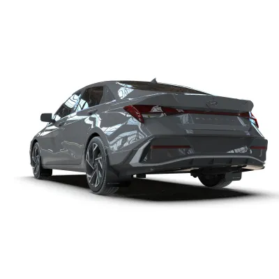 Hyundai Elantra - 2024 to 2026 - Sedan [N, N Line] (Black) (Gray Logo)