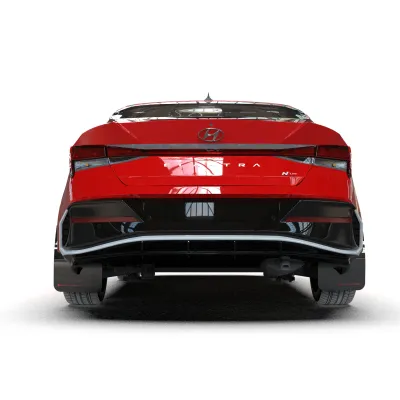 Hyundai Elantra - 2024 to 2026 - Sedan [N, N Line] (Black) (Red Logo)