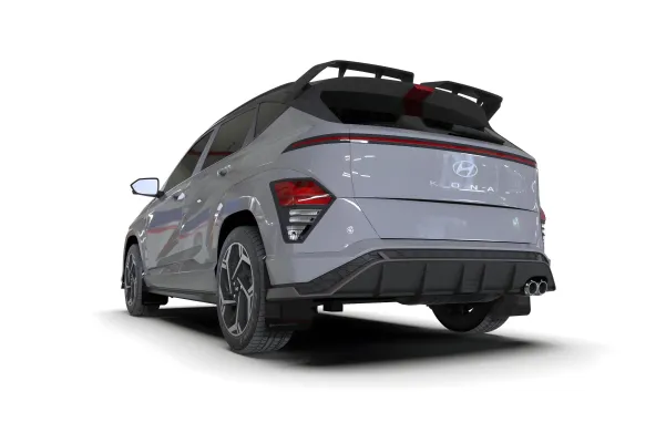 Hyundai Kona - 2024 to 2025 - SUV [N Line AWD, N Line FWD, N Line S AWD, N Line S FWD] (Black) (Gray Logo)