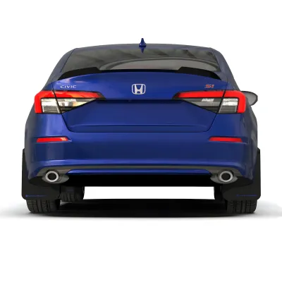 Honda Civic - 2022 to 2026 - Sedan [All] (Black) (Blue Logo)