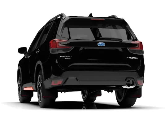 Subaru Forester - 2019 to 2021 - SUV [All] (Black) (Red Logo)