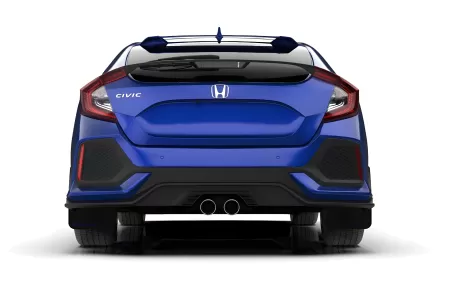 Honda Civic - 2017 to 2021 - 4 Door Hatchback [EX 1.5L Turbo, EXL, LX 1.5L Turbo] (Black) (Blue Logo)