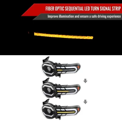 Toyota FJ Cruiser - 2007 to 2014 - SUV [All] (LED Projector, LED Sequential Accent Lights) (Integrated LED High Beams)