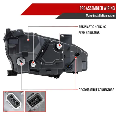 Honda Civic - 2016 to 2021 - 4 Door Sedan [Touring] (LED Projector, LED U-Bar Sequential Accent Lights) (LED High Beams)