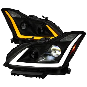 2010 Infiniti G37 PRO Design Black LED Headlights