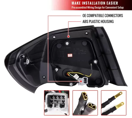 Subaru Impreza - 2008 to 2010 - Sedan [All] (Sequential LED Lights)