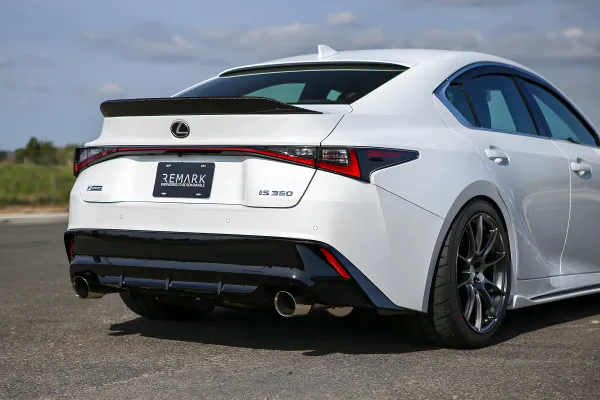 Lexus IS 300 - 2021 to 2025 - Sedan [Base, F SPORT, F SPORT Design] with 2.0L & Turbo & RWD (Axle-Back With Mufflers) (Stainless Steel Tips)