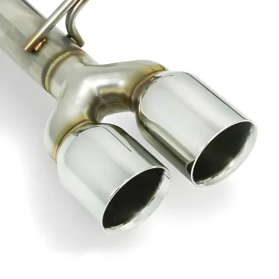 Subaru WRX - 2015 to 2021 - Sedan [All] (Axle-Back) (For SPT Exhaust) (Double Wall Stainless Steel Tips) : Double Wall Stainless Steel Tip iso image.