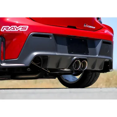 Toyota GR Corolla - 2023 to 2025 - Hatchback [All] (Elite Spec) (Cat-Back) (Twin Center Polished Stainless Steel Double Wall Tips) (Non-Resonated)