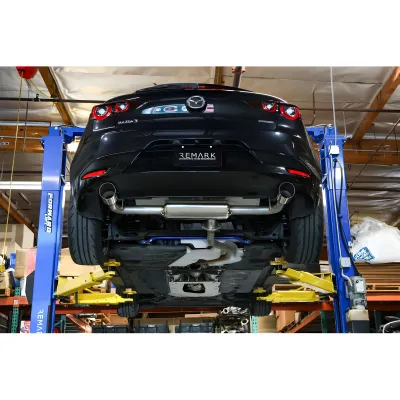Mazda MAZDA3 - 2019 to 2025 - Hatchback [2.5 S, 2.5 S Carbon Ed., 2.5 S Preferred, 2.5 S Premium, 2.5 S Select Sport, Base, Carbon Ed., Preferred, Premium, Select] with 2.5L & AWD/FWD (Axle-Back) (Single Wall Stainless Steel Tips)