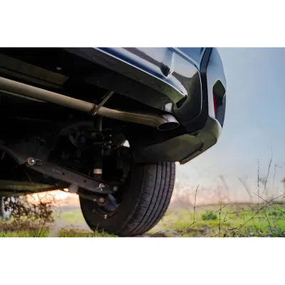 Subaru Crosstrek - 2018 to 2025 - SUV [All] (Axle-Back) (Without Muffler) (Stainless Steel Polished Turn Down Tip)