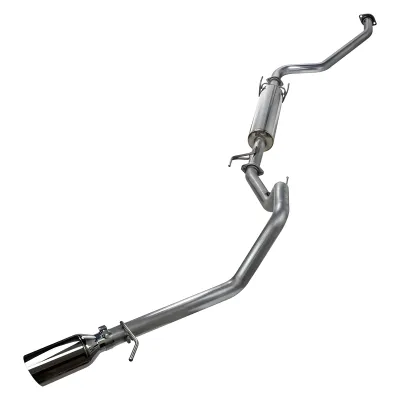 Toyota Tacoma - 2024 to 2025 - All [All Except Trailhunter] (Bold Spec) (Cat-Back) (Short Bed Only) (Stainless Steel Polished Rolled Tip)