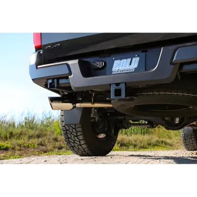 Toyota Tacoma - 2024 to 2025 - All [All Except Trailhunter] (Bold Spec) (Cat-Back) (Short Bed Only) (Stainless Steel Polished Rolled Tip)