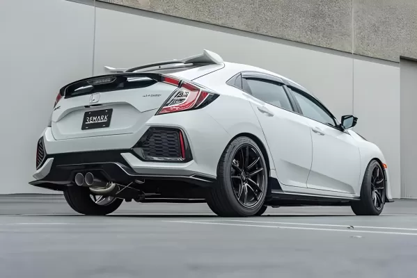 Honda Civic - 2017 to 2021 - 4 Door Hatchback [Sport 1.5L Turbo, Sport Touring] (Polished Stainless Steel Tips)