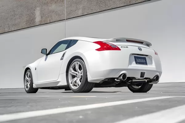 Nissan 370Z - 2009 to 2020 - All [All] (V1) (Axle-Back) (Stainless Steel Polished Single Wall Tips)