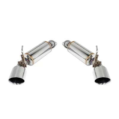 Nissan 370Z - 2009 to 2020 - All [All] (V1) (Axle-Back) (Stainless Steel Polished Single Wall Tips)