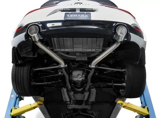 Infiniti Q60 - 2017 to 2022 - Coupe [All] (Axle-Back) (Burnt Double Wall Tips)