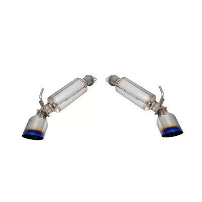 Nissan 370Z - 2009 to 2020 - All [All] (V1) (Axle-Back) (Burnt Stainless Steel Single Wall Tips)