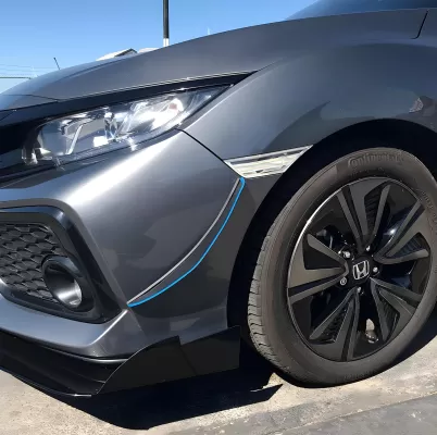 Honda Civic - 2016 to 2020 - 2 Door Coupe [All] (Side Markers) (Clear) (LED Light Strips)