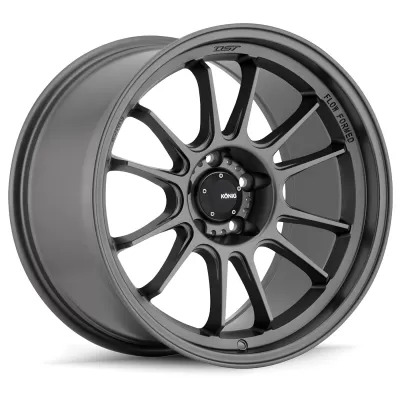 Universal (17x8, 5x112, 45mm, Matte Gray) (Less Concave)