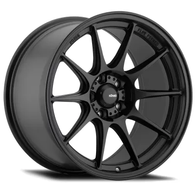 Universal (17x8, 5x100, 40mm, Semi-Matte Black) (Less Concave)
