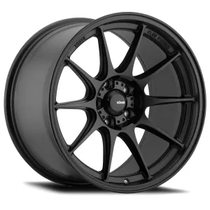 Universal (17x8, 5x100, 40mm, Semi-Matte Black) (Less Concave)