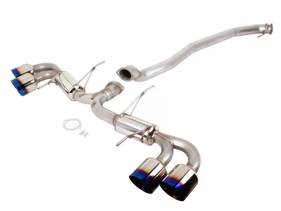 Nissan GTR - 2009 to 2013 - Coupe [All] (Dual Mufflers) (Quad Blue Tips)