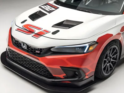 2026 Honda Civic Seibon THRW Style Carbon Fiber Hood