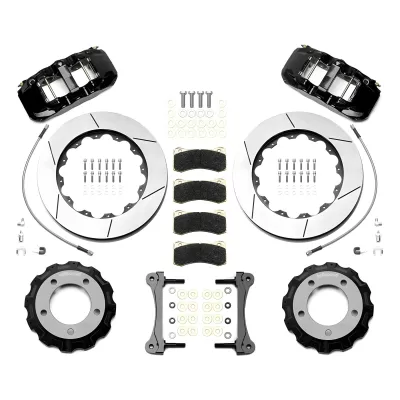 Toyota Tundra - 2007 to 2015 - All [All] (Front) (Slotted Rotors) (6 Piston AERO6 Race Calipers) (Black)