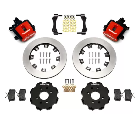 Honda Civic - 1999 to 2000 - 2 Door Coupe [Si] (Rear) (Blank Rotors) (1 Piston Calipers) (Red)