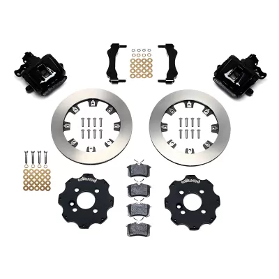 Mini Cooper - 2002 to 2006 - All [All] (Rear) (Blank Rotors) (1 Piston Combination Parking Race Calipers) (Black)