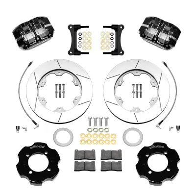 Mazda Miata MX5 - 2016 to 2025 - All [All] (Front) (Slotted Rotors) (Dynapro 4 Piston Calipers) (Black)