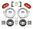 Scion FRS - 2013 to 2016 - Coupe [All] (Rear) (Slotted Rotors) (4R 4 Piston Calipers) (Red)