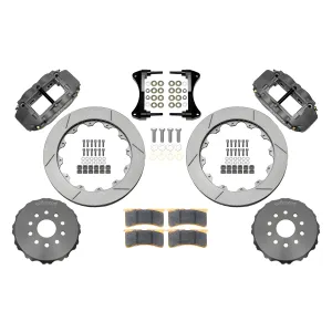 Honda Civic - 2016 to 2020 - 2 Door Coupe [All] (Front) (Slotted Rotors) (Superlite 4 Piston Race Calipers) (Gray)