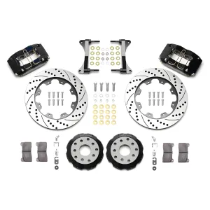 Subaru Impreza - 2012 to 2016 - All [All] (Front) (Drilled and Slotted Rotors) (Dynapro 4 Piston Calipers) (Black)