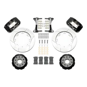 Subaru Forester - 2009 to 2010 - SUV [All] (Front) (Slotted Rotors) (Dynapro 4 Piston Calipers) (Black)