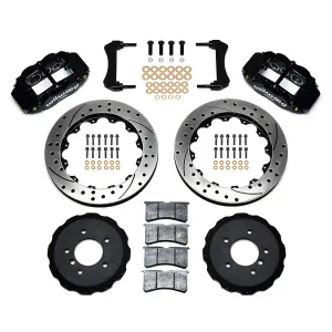 BMW 3 Series M3 - 1995 to 1999 - All [All] (Front) (Drilled and Slotted Rotors) (6R 6 Piston Calipers) (Black)