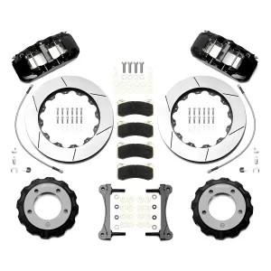 Toyota Tundra - 2007 to 2015 - All [All] (Front) (Slotted Rotors) (6 Piston AERO6 Race Calipers) (Black)