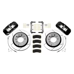 Toyota Sequoia - 2008 to 2022 - SUV [All] (Rear) (Slotted Rotors) (4 Piston AERO4 Race Calipers) (Black)