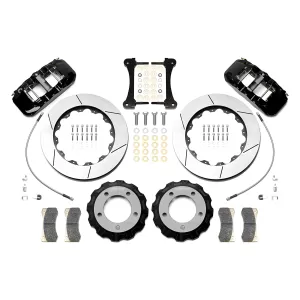 Toyota Land Cruiser - 2016 to 2018 - SUV [All] (Front) (Slotted Rotors) (6 Piston AERO6 Race Calipers) (Black)