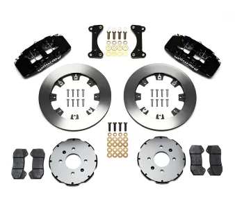 Honda Civic - 2001 to 2005 - 4 Door Sedan [All] (Front) (Blank Rotors) (Dynapro 6 Piston Calipers) (Black) (With Factory 262mm Rotors)