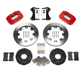 Mitsubishi Eclipse - 1995 to 1999 - All [All] (Front) (Blank Rotors) (Dynapro 4 Piston Calipers) (Red)